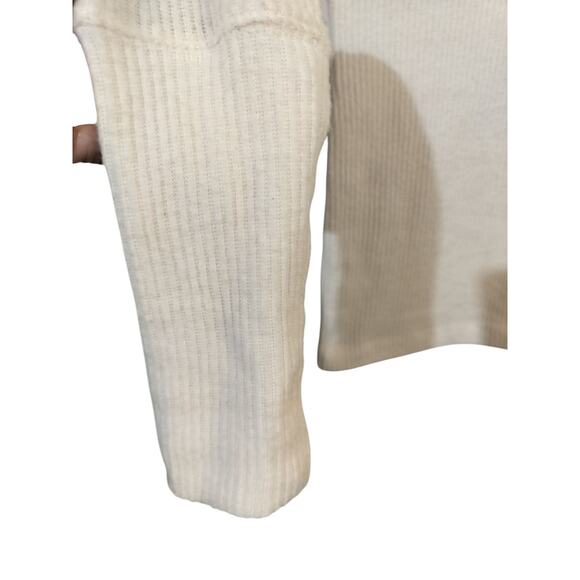 4124)We the Free Shell Pink Snowbunny Long Sleeve Top Medium - Picture 6 of 10